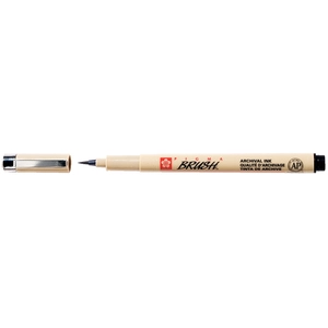 Sakura Feutre Pigma Brush pointe pinceau Noir pas cher