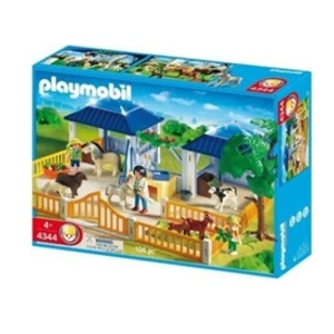 PLAYMOBIL - 4344 - JEU DE CONSTRUCTION - CENTRE DE SOINS ANIMALIER pas cher