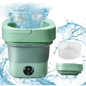 TTLIFE Mini Machine à Laver Portable Pliable 8L, Laveuse et Essoreuse...Vendu parcdiscount