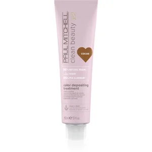Paul Mitchell Clean Beauty Color Depositing Treatment masque nourrissant pour cheveux colorés teinte Cocoa 150 mlVendu parnotino