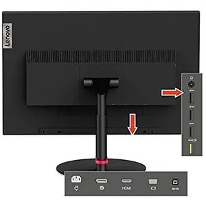 Lenovo ThinkVision T25d-10 - Écran LED - 25" - 1920 x 1200 @ 60 Hz - IPS - 300 cd/m² - 1000:1 - 4 ms - HDMI, VGA, DisplayPort - noir - Campus pas cher