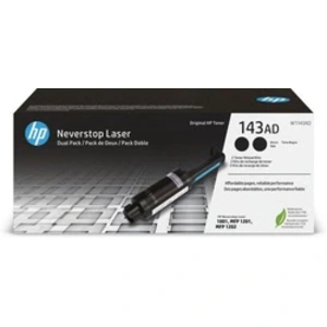 Comparateur de prix : W1143AD - Pack de 2 cartouches de toner noir HP 143A