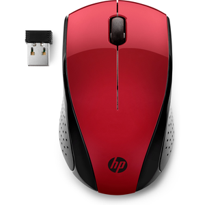 Comparateur de prix : Souris sans fil - HP - 220 - Rouge - 3 boutons programmables - Optique