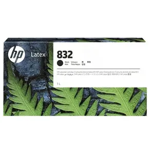 HP 832 - 1 L - noir - original - cartouche d'encre - pour Latex 630 W, 630 W Print and Cut Plus Solution, 700, 700 W, 800, 800 W pas cher