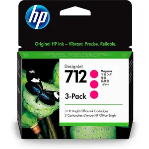 Comparateur de prix : Conso imprimantes - HP - 712 - Magenta - Pack de 3 - 29 ml 3ED78A