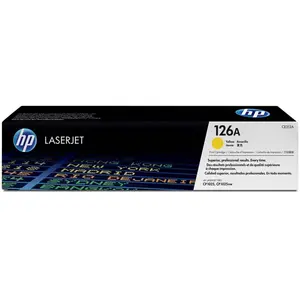 HP Toner original T126A Jaune TU pas cher