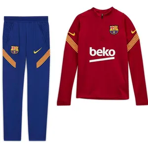 Nike FC Barcelona Drill 2020/2021 - Sweat rouge 8-10 ans pas cher