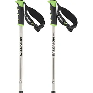 Salomon - Bâtons Réglables - Mtn Alu S3 Rainy Day/Green pas cher
