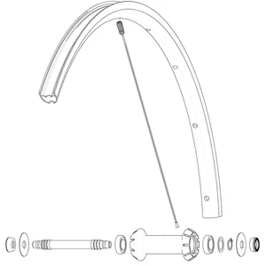 Mavic Rayons Kit 9 Front Ksyrium S pas cher