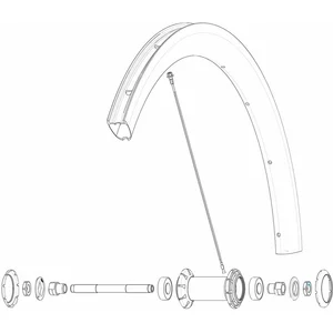 Mavic Rayons Kit 10 Front/rear Cosmic Pro Carbon UstVendu parbikeinn