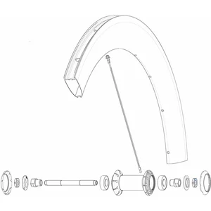 Mavic Rayons Kit 12 Front/rear Nds Com Pro Carbon UstVendu parbikeinn