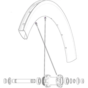 Mavic Rayons Kit 2 Front/rear Comete Pro Carbon UstVendu parbikeinn