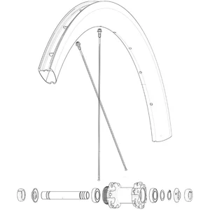 Mavic Rayons Kit 2 Front/rear Cosmic Pro Carbon Ust DiscVendu parbikeinn