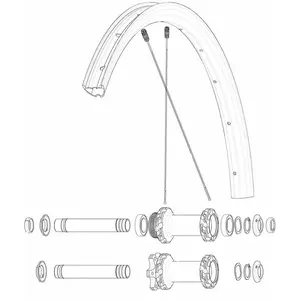 Mavic Rayons Kit 12 Crossmax Carbon Slr 29´´Vendu parbikeinn