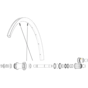 Mavic Jante De Route Rear Ksyrium S DiscVendu parbikeinn