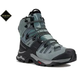 Salomon Quest 4 Gore-Tex W Chaussures de sport femme Gris/argent 38.2/3 pas cher