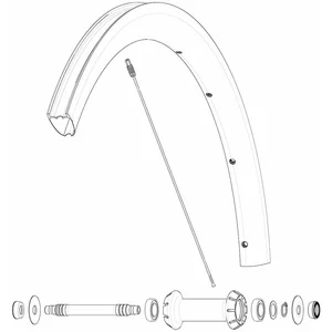 Mavic Jante De Route Front Cosmic Slr 40 RbVendu parbikeinn
