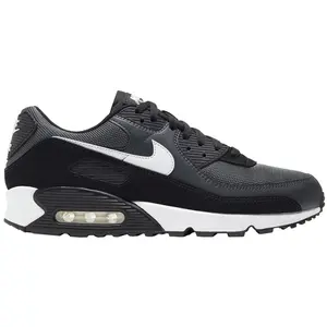 Nike Homme Air Max 90 Sneaker, Iron Grey/White-DK Smoke Grey-Black, 43 EU