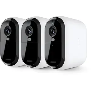 Arlo Caméra de Sécurité Extérieure Essential 2K XL - 3 Caméras - Blanc