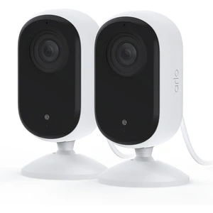 Pack de 2 Caméras de surveillance Arlo Essential intérieur 2K Blanc pas cher
