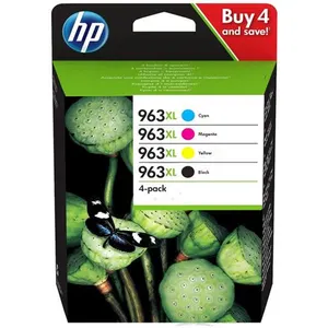 Comparateur de prix : HP Hewlett Packard Cartouche d'encre Authentique, Coloris Assortie, Pack de 4, Noir, Cyan, Magenta, Jaune, NA