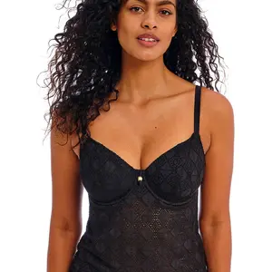 Freya maillot Tankini plunge noir pas cher