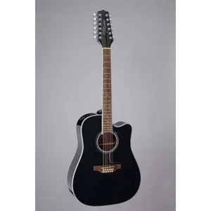 Comparateur de prix : Takamine GD38ce Black 12 Cordes + Housse