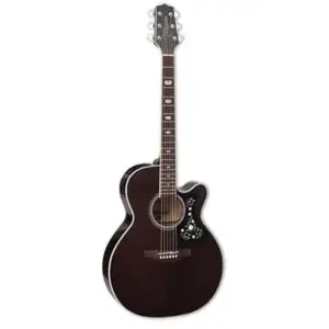 Takamine GN75CE Transparent Black Guitare Jumbo acoustique-électrique
