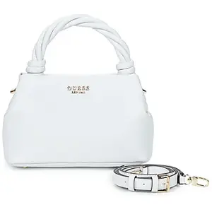 GUESS Sansa Top Handle Crossbody Bag White pas cher