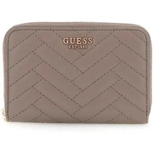Comparateur de prix : Guess Portefeuille Guess Anning slg medium zip around Gris Anthracite foncé Unique