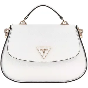 Sacs à main Guess Eco Gloriana Girlfriend Satchel Femme Blanc pas cher