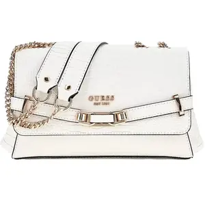 Comparateur de prix : GUESS Silvye Xbody Sac à rabat convertible Blanc, Blanc., Taille unique