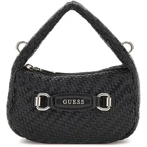 Guess - Mini sac Francy Hobo noir - 18x11x6 cm OS pas cher