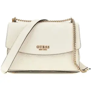 GUESS Sac à épaule crème pour femme - Phoebe Convertible Xbody Flap Ba... pas cher