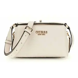 Guess - Sac bandoulière Phoebe Mini avec logo blanc cassé - 18x12x10 c... pas cher