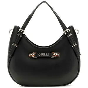 GUESS Lefia Small Satchel, Cartable Femme, Noir, Taille Unique pas cher