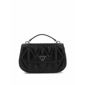 Guess - Sac à main Aldina Top Handle noir - 25x13x6 cm OS pas cher