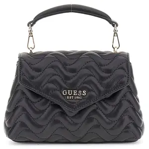 Guess - Mini sac à main Melisandra à poignée supérieure noir - 20x15x8... pas cher
