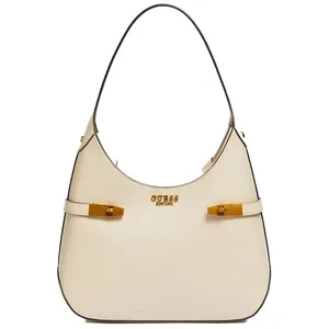 Sac GUESS ZADIE HOBO UNIQUE Beige pas cher
