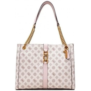 Sac GUESS BRIANA GIRLFRIEND TO UNIQUE Beige pas cher