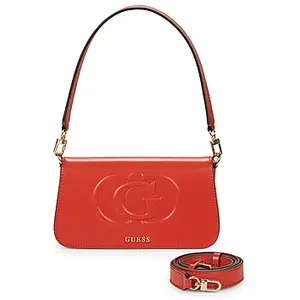 Comparateur de prix : Sac porté épaule - Guess jeans - Eco Mietta - Rouge - 100% Polyuréthane - Zippée