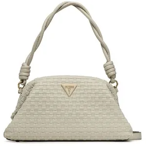Comparateur de prix : GUESS Pochette gris clair pour femme - Lisbet Frame Clutch Stone 230547