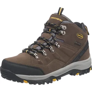 Skechers Homme Relment - Pelmo Bottes, Marron Khaki, 42 EU pas cher