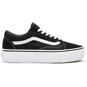 Comparateur de prix : Vans Femme Old Skool Platform Baskets, Noir Black White Y28, 37 EU