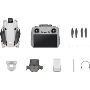 DJI Mini 4 Pro (RC 2) (34 min, 249 g, 48 Mpx), Drone, Blanc, Gris