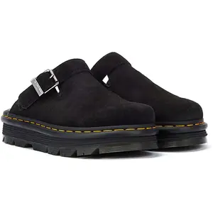 Dr. Martens Sabots En Daim Noir Zebzag. EU 42 pas cher