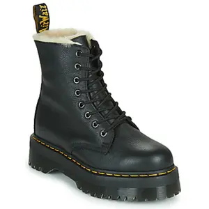 Dr Martens Jadon Faux Fur Lined platform Black Pisa 42