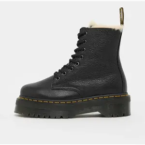 Comparateur de prix : Dr Martens Jadon Faux Fur Lined platform Black Pisa 36