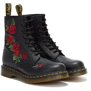Comparateur de prix : DR MARTENS Femme 8 Eye Boot, Noir Black Black, 37 EU
