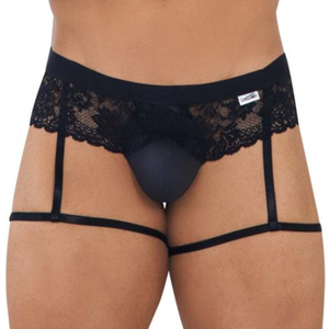 CandyMan Jockstrap Dentelle EROS Noir pas cher